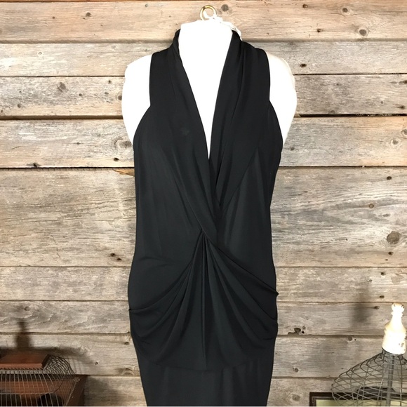 Stile Benneton Black Low Cut Dress - Picture 3 of 10